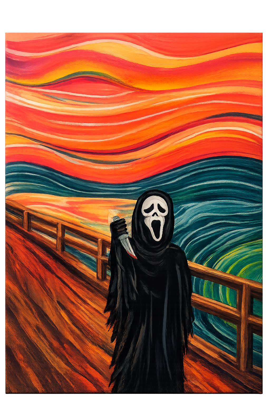 Featured painting: Boardwalk Scream