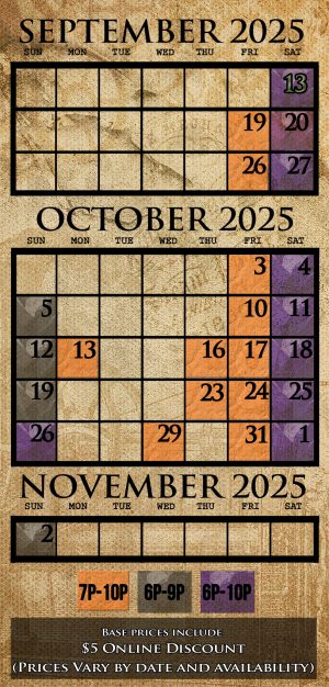 Fall River Calendar 2025 Remainder of the season